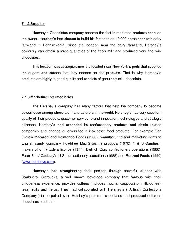 Hershey company case study image